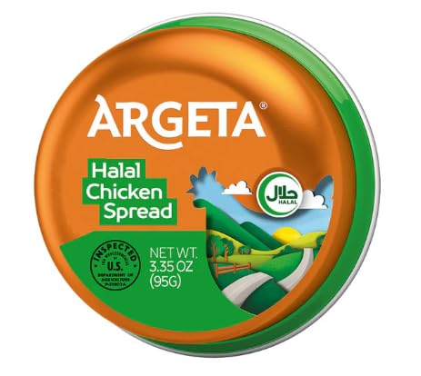 Generic 3.35oz (Set 12) Argeta Pate Spread, Chicken, of HALAL