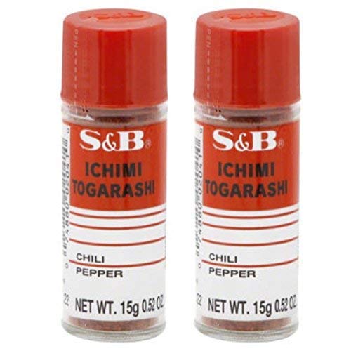 S&B Ichimi Togarashi - Pack of 2 - .52-Ounce Bottle