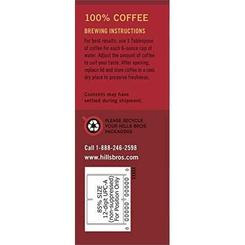 Hills Bros (26 (Pack 2)) . Original, Medium Roast, Coffee Ounce