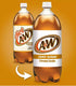 A&W 4 Pack 2 Diet Cream Soda - Liters