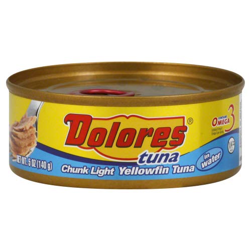 Dolores Chunk Light Yellowfin Tuna In Water 5 OZ (Pack of 1)