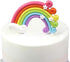 Rainbow Cake Topper Cupcake Pick - Wedding Birthday Party Favor Dessert Rainbow Design Cake Pick