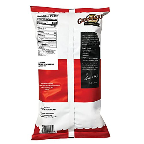 8 oz. (3 Great Lakes Michigan Cherry BBQ Kettle Cooked Potato Chips, Bags Bags)