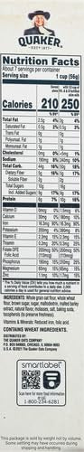 14.5 Oz Quaker, Oatmeal Squares, Honey Nut