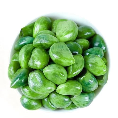 Sivia Laba Green Garlic,Jade Pickled Garlic,50/Bag,emerald Green Vegetable, Chinese Specialty,sweet and Sour,pickles Vegetable