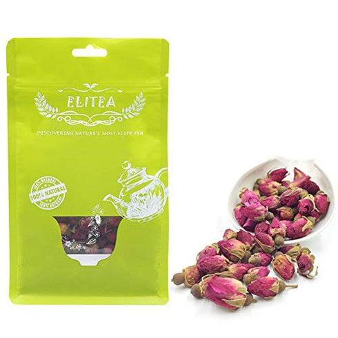 ELITEA 5.3oz Dried Rose Buds, 150g, 100% Fragrant Natural Healthy Herbal Tea