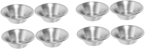 8pcs Veemoon Stainless Steel Tart Molds for Baking Muffins Pies and Desserts Nonstick Bakeware Use and Projects