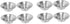 8pcs Veemoon Stainless Steel Tart Molds for Baking Muffins Pies and Desserts Nonstick Bakeware Use and Projects