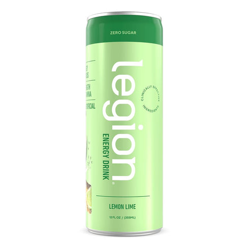 (12 Pack) Legion Energy Drink - Naturally Sweetened and Flavored Healthy Energy Drinks - Sugar Free Energy Drinks