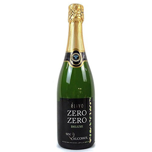 Elivo Zero Zero Deluxe Sparkling Dealcoholized 0.0% Non-Alcoholic Bubbly From Spain 750ml,