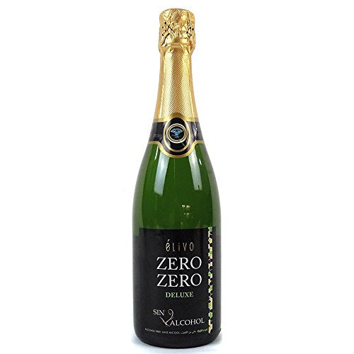 Elivo Zero Zero Deluxe Sparkling Dealcoholized 0.0% Non-Alcoholic Bubbly From Spain 750ml,