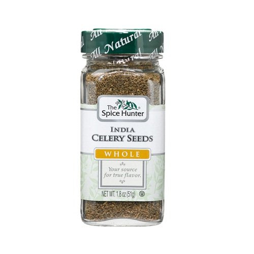The Spice Hunter Celery Seeds, India, Whole, 1.8-Ounce Jars (Pack of 12)