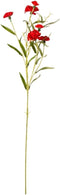 HXSCOO Carnation Simulation Bouquet Vase Flower Arrangement Plastic Flower Decoration Flower Dining Room