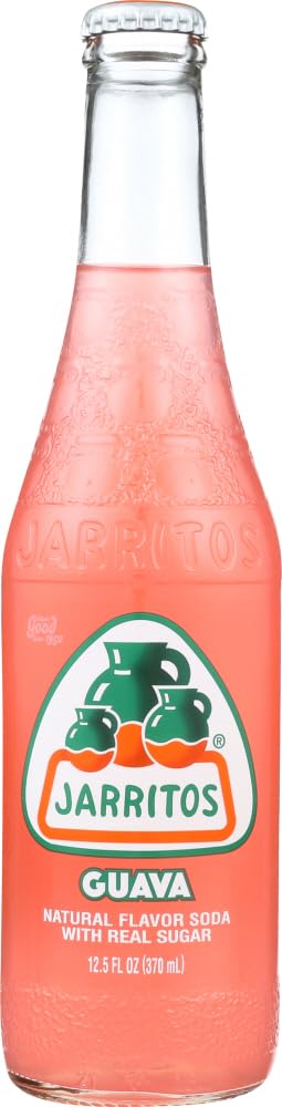 Jarritos Guava Soda 12.5 Oz (12 Pack)
