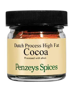 Penzeys Dutch Process Cocoa Powder By Spices .9 oz 1/4 cup jar (Pack