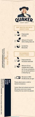 1.19oz Packets, 8 Count (Pack 1) Quaker Lower Sugar Instant Oatmeal, Maple Brown Sugar
