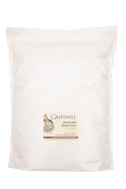 Homestead Gristmill Stone Ground Whole Red Wheat Flour - Non-GMO, Chemical-Free Artisanally