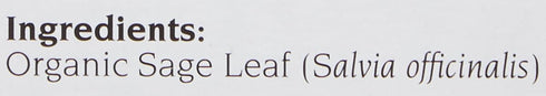 CELEBRATION HERBALS Sage Leaf Organic, 24 Bag, 0.02 Pound