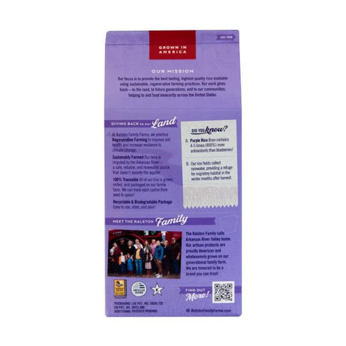 3 Pack Ralston Family Farms Purple Rice
