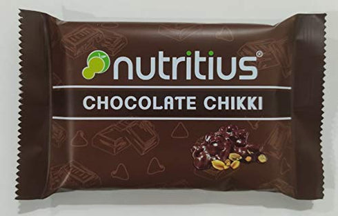 NWIL 125g (Pack 7) Pack Nutritius Chocolate Chikki and Peanut Butter Chikki, of - Regular