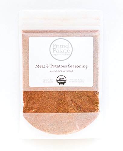 Primal Palate Organic Spices, Meat & Potatoes Seasoning, Certified Organic, 6.9 oz