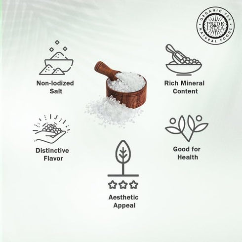 PACK 6 2.2 lbs (997.90 W/84+ Pride of India - of - Himalayan White Salt Coarse Grind gm)- Rarest & Enriched Natural