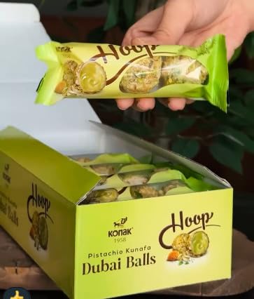 Generic 1 pack 250g 8.8 Oz Dubai Chocolate balls - With Kunafe Delicious and concentrated flavor - perfect as a nice