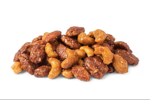 Snack Delight 1 lb s Old-Fashioned Butter Toffee Mixed Nuts (Bridge Mix) Sweet & Crunchy Roasted Almonds, Cashews