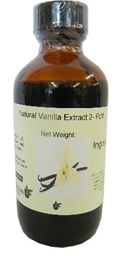 OliveNation 2X Natural Bourbon Vanilla Flavor, Double Strength for Baking, 4 oz, Non-GMO, Kosher, Gluten Free, Vegan