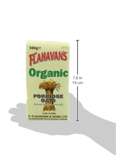 500 FLAHAVAN'S Organic Irish Porridge Oats, gr