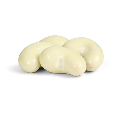 2 lbs (32 Oz) Gourmet White Chocolate Covered Cashews by Its Delish, Bulk Bag | White Milk Chocolate Coated Cashew