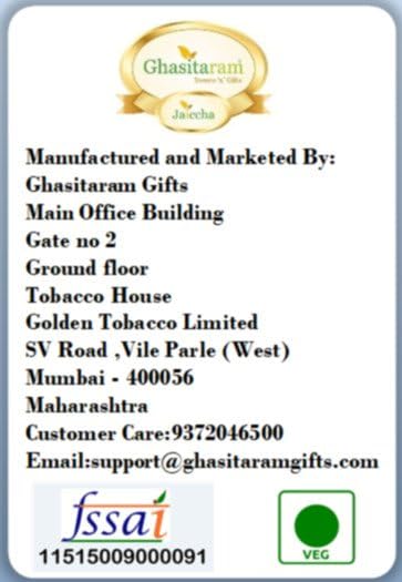 Jaiccha 800 Ghasitaram Bhaidooj Gifts - Granola Bites GMS in Green Paper Pouch