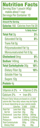 SIMPLE TRUTH 10 Count (Pack 2) Organic Instant Oatmeal Maple & Brown Sugar Flavored Organically Grown Box