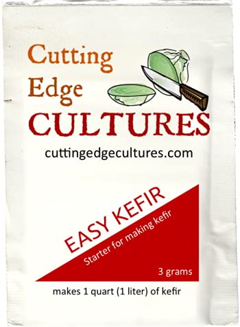 Cutting Edge Cultures Easy Kefir Starter Culture, 4 Pack, 20g
