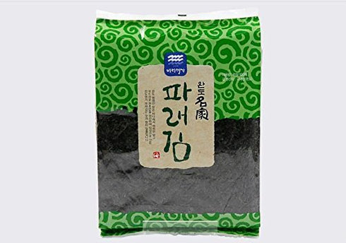 100 Sheets Dried Kelp Seaweed Nori, Raw Unseasoned Snack Sushi, 6.7oz