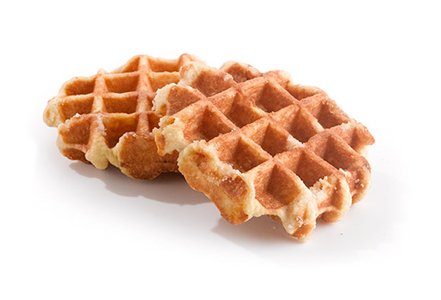 Unique Belgiques Belgian Pearl Sugar Waffles (6 x 3.5 Ounce)