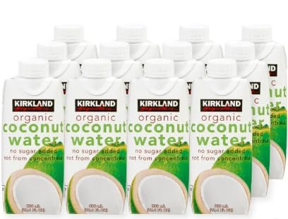 KIRKLAND 11.1 oz (Pack 12) Signature Organic Coconut Water, of by LOS