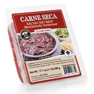Lead Foods Carne Seca 500g - Salted Dry Beef 17.7 Oz