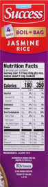 14-Ounce Success Boil-in-Bag Rice, Thai Jasmine Rice, Quick Rice Meals, Box