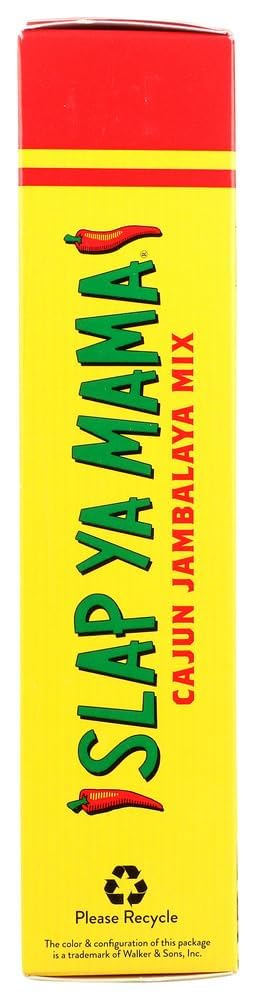 8 oz Pack 3, Slap Ya Mama Cajun Jambalaya Mix - Box, of All Natural, Easy Prep - Authentic Louisiana Creole Dinner