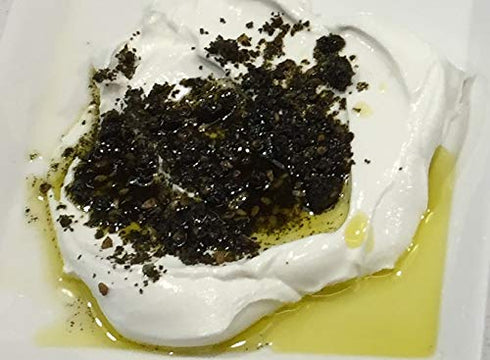 Premium Authentic Lebanese Zaatar by SPICE + LEAF, Vegan Kosher Preservative Free Spice Blend, 3.5 oz