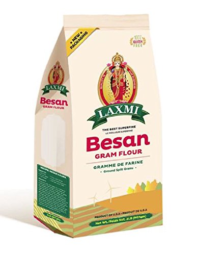 Laxmi Freshly Milled Besan Gram Flour (Chickpea Flour) - Case Pack (18,