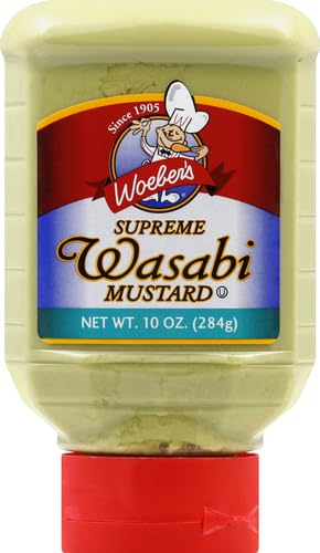 Woeber's 10 oz Woeber Mustard Supreme Wasabi