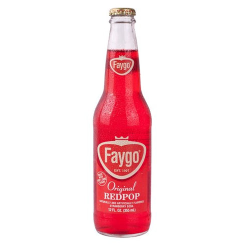 Faygo Original Redpop 16-ounce glass bottle (pack of 1)
