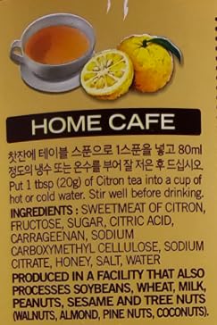 Assi 1kg (2.2 lb) Korean Citron Tea with Honey