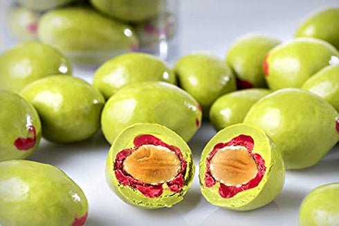 Koppers 6oz Package, Pimento Olive Chocolate Almond, with Melt Protection