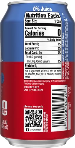 AHA Sparkling Water 12 Oz (Blueberry + Pomegranate), Fl