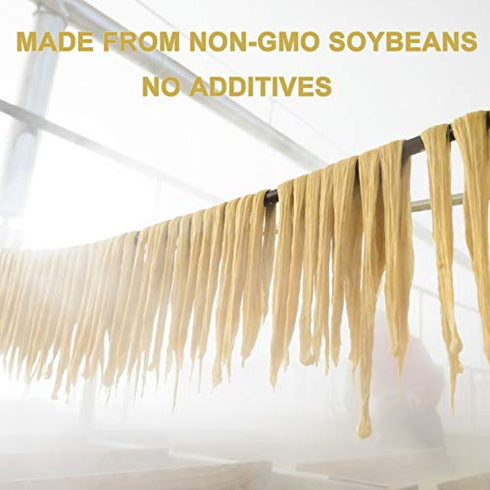 Noble Createaprototype (17.6oz/500g) (17.6) Dried Beancurd Sticks, Non-Gmo Soybean Curd Skin, Natural Asian Tofu, Dried