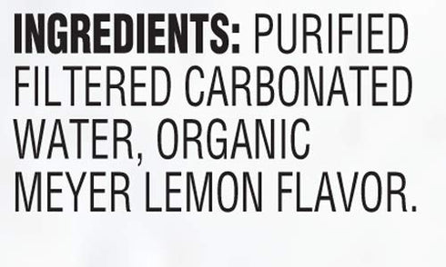 12 Oz (Pack 8) Langers Organic Flavored Sparkling Water, Meyer Lemon, Fl