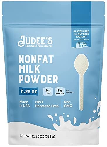 Judee's Gluten Free Non-Fat Dry Milk Powder - Versatile Baking & Cooking
